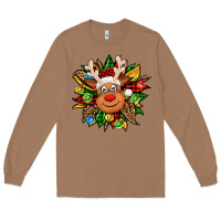 Toasted Coconut Christmas reindeer sunflower Long Sleeve Tee - Jasminsmagicworld