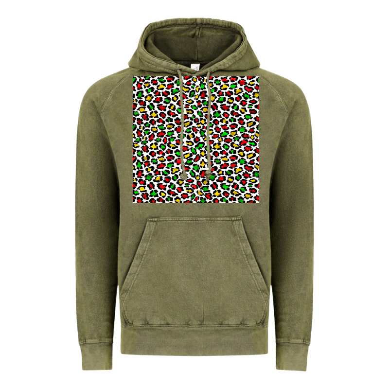 Christmas Leopard Vintage Hoodie by FaDigitalArtStudio | Teevron