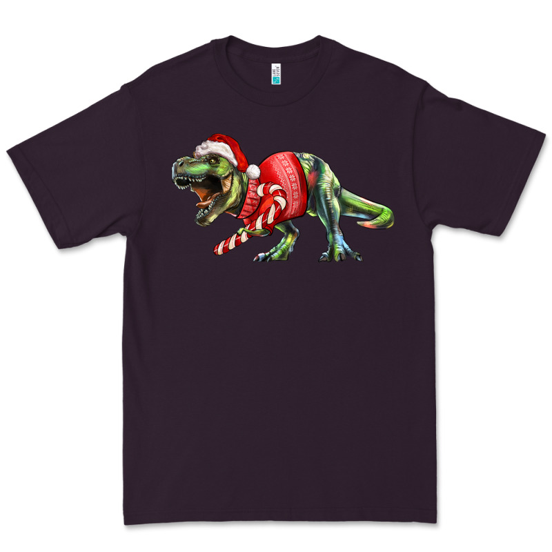 T Rex Christmas Premium Tee by RanaPortraitStore | Teevron