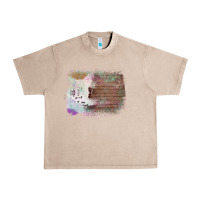 French Oak Cowhide Wood Glitter Pattern Urban Heavy Tee - Bettercallsaul