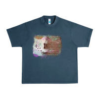 Midnight Navy Cowhide Wood Glitter Pattern Urban Heavy Tee - Bettercallsaul