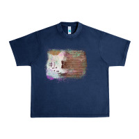 Navy Cowhide Wood Glitter Pattern Urban Heavy Tee - Bettercallsaul