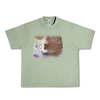 Oil Green Cowhide Wood Glitter Pattern Urban Heavy Tee - Bettercallsaul
