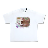 White Cowhide Wood Glitter Pattern Urban Heavy Tee - Bettercallsaul