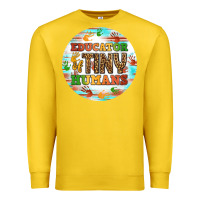 Lemon educator of tiny humans round earring Premium Sweatshirt - BundleAndBundleShop