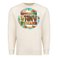Sandshell educator of tiny humans round earring Premium Sweatshirt - BundleAndBundleShop