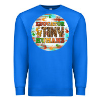 True Royal educator of tiny humans round earring Premium Sweatshirt - BundleAndBundleShop