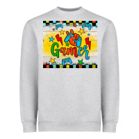 Heather Grey gamer Heavyweight Sweatshirt - JahusDesignShop