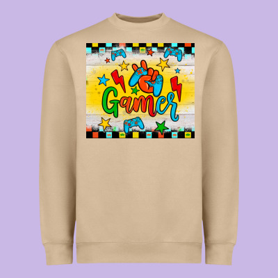 Gamer Heavyweight Sweatshirt Designed By Jahusdesignshop