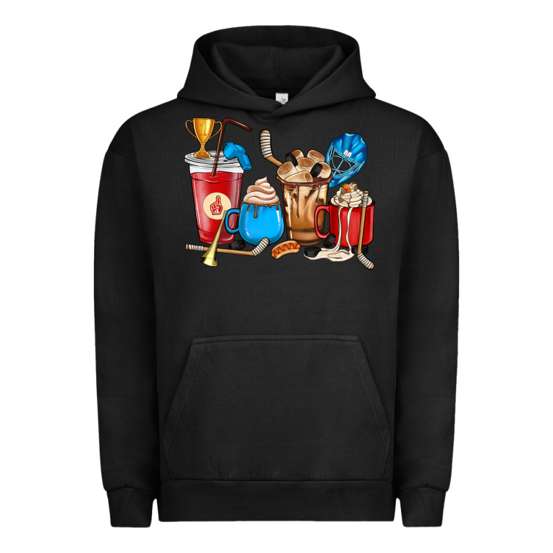 Hockey Coffee Cup Urban Hoodie by HowdyJamesFarm | Teevron