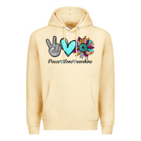 Pina Colada Peace Love Sunshine Premium Hoodie - Bettercallsaul