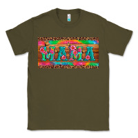 Army Green mama tie dye license plate template Classic Tee - Artiststas