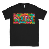 Black mama tie dye license plate template Classic Tee - Artiststas