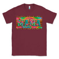 Burgundy mama tie dye license plate template Classic Tee - Artiststas