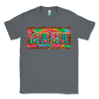 Charcoal Heather mama tie dye license plate template Classic Tee - Artiststas