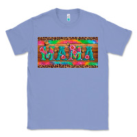 Colony Blue mama tie dye license plate template Classic Tee - Artiststas