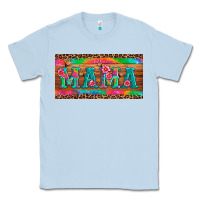 Dusty Blue mama tie dye license plate template Classic Tee - Artiststas