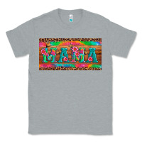 Heather Grey mama tie dye license plate template Classic Tee - Artiststas