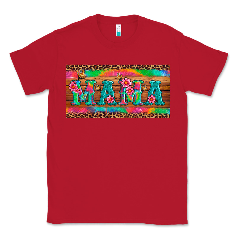 Mama Tie Dye License Plate Template Classic Tee by Artiststas | Teevron