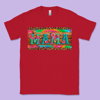 Mama Tie Dye License Plate Template Classic Tee Designed By Artiststas