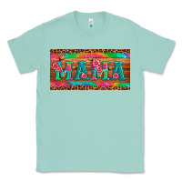 Seafoam mama tie dye license plate template Classic Tee - Artiststas