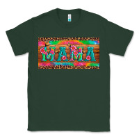 Sports Green mama tie dye license plate template Classic Tee - Artiststas