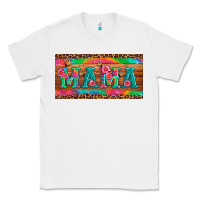 White mama tie dye license plate template Classic Tee - Artiststas