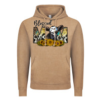 Vintage Coffee blessed Vintage Hoodie - CowhideDigitalArt