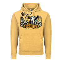 Vintage Mustard blessed Vintage Hoodie - CowhideDigitalArt