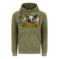 Vintage Olive blessed Vintage Hoodie - CowhideDigitalArt