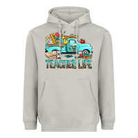 Moon Dust Teacher Life With Truck Heavyweight Hoodie - BundleAndBundleShop