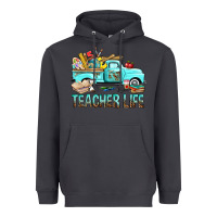 Smoke Teacher Life With Truck Heavyweight Hoodie - BundleAndBundleShop