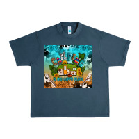 Midnight Navy camping is my happy place Urban Heavy Tee - AdoDesignShop
