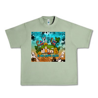 Oil Green camping is my happy place Urban Heavy Tee - AdoDesignShop