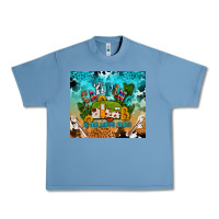 Pebble Blue camping is my happy place Urban Heavy Tee - AdoDesignShop
