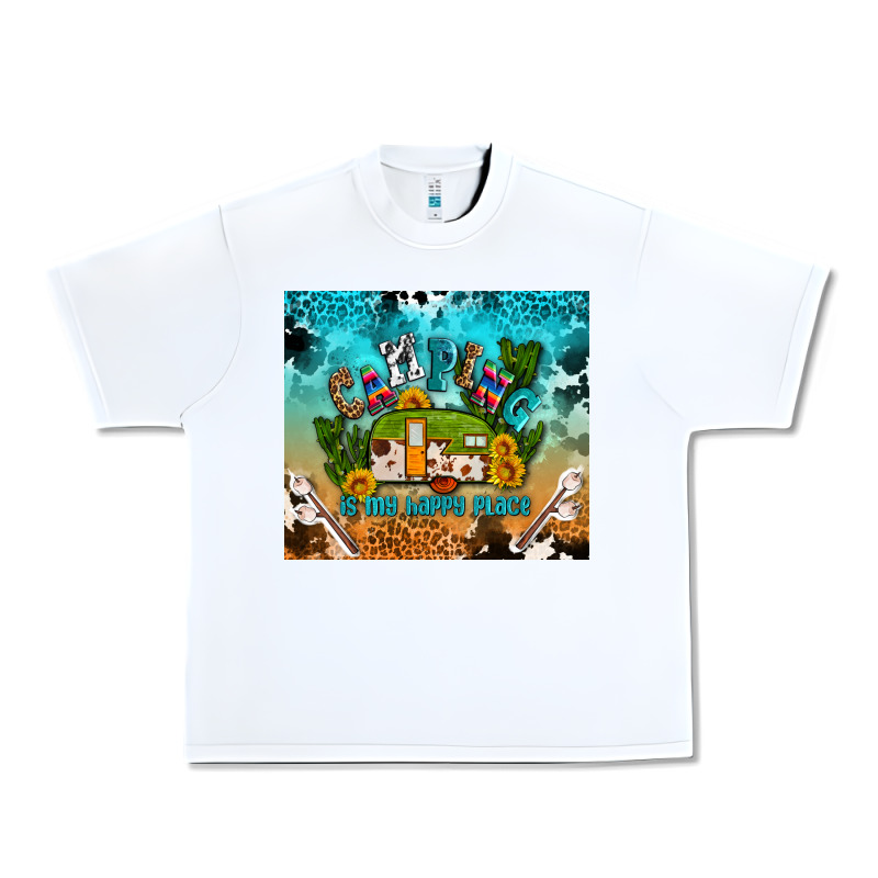 Camping Is My Happy Place Urban Heavy Tee by AdoDesignShop | Teevron