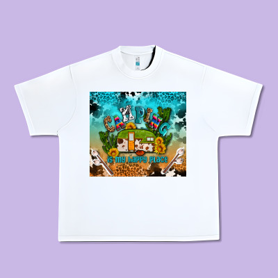 Camping Is My Happy Place Urban Heavy Tee Designed By Adodesignshop