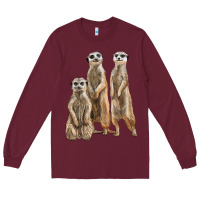3 Meerkat Long Sleeve Tee | Teevron