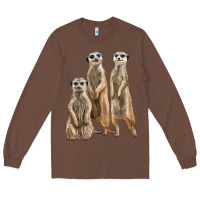 Chestnut 3 meerkat Long Sleeve Tee - LillyAllenDesigns