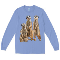 Colony Blue 3 meerkat Long Sleeve Tee - LillyAllenDesigns