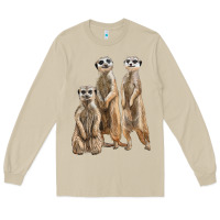 Mushroom 3 meerkat Long Sleeve Tee - LillyAllenDesigns
