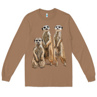 Toasted Coconut 3 meerkat Long Sleeve Tee - LillyAllenDesigns