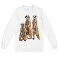 White 3 meerkat Long Sleeve Tee - LillyAllenDesigns