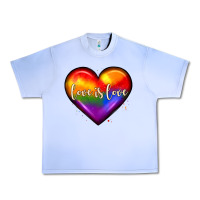 Grape Ice love is love heart Urban Heavy Tee - JahusDesignShop