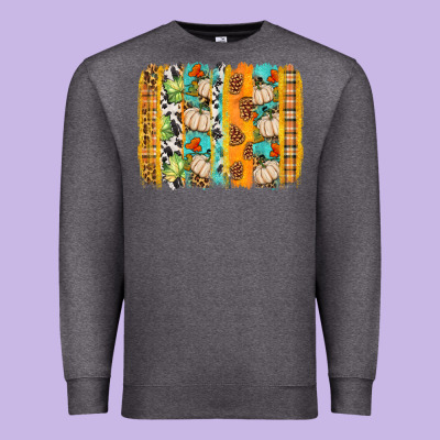 Fall Brushstroke Premium Sweatshirt Designed By Bundleandbundleshop