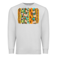 Dove Grey fall brushstroke Premium Sweatshirt - BundleAndBundleShop