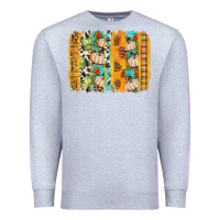 Heather Grey fall brushstroke Premium Sweatshirt - BundleAndBundleShop