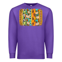 Purple fall brushstroke Premium Sweatshirt - BundleAndBundleShop