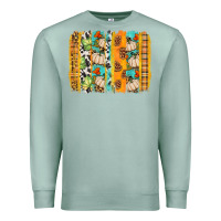 Seafoam fall brushstroke Premium Sweatshirt - BundleAndBundleShop