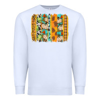 White fall brushstroke Premium Sweatshirt - BundleAndBundleShop
